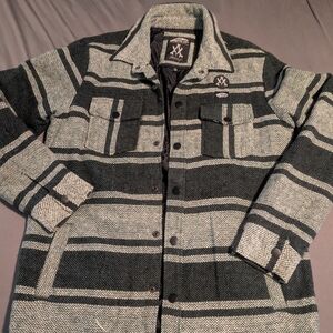 Van's Men's Black, Green, and Gray baja Jacket